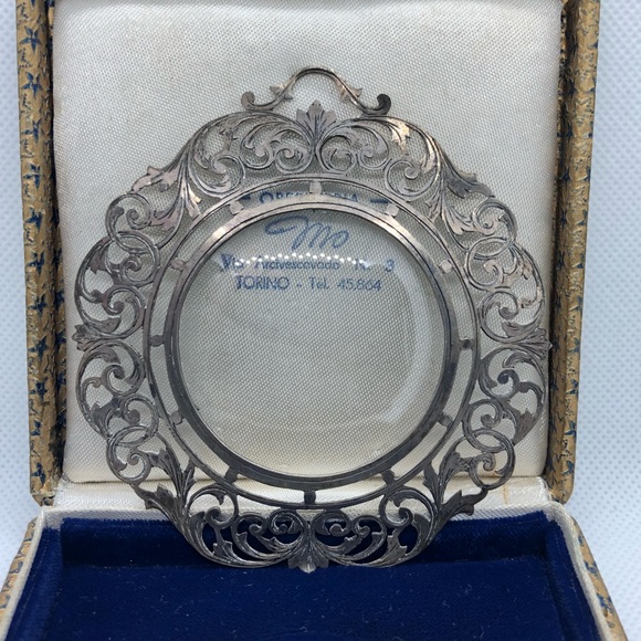 Antique Italian 800 Silver Frame - Picture 2 of 5